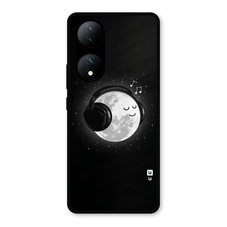 Music World Enjoying Metal Back Case for Vivo Y100a