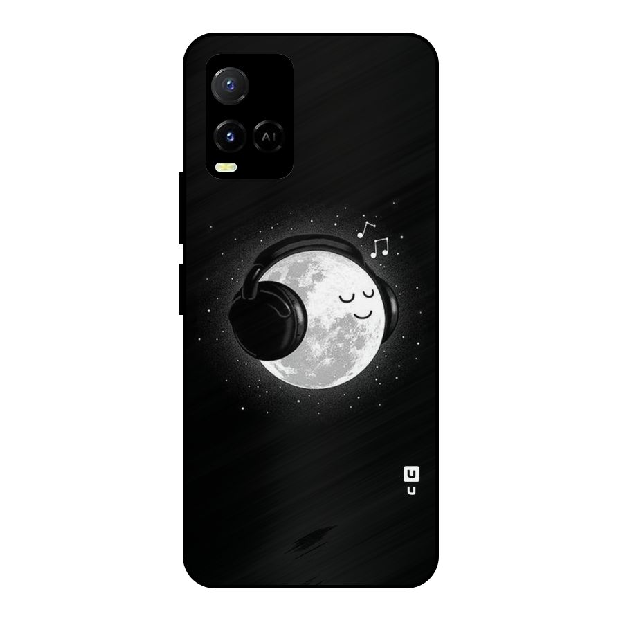 Music World Enjoying Metal Back Case for Vivo Y21