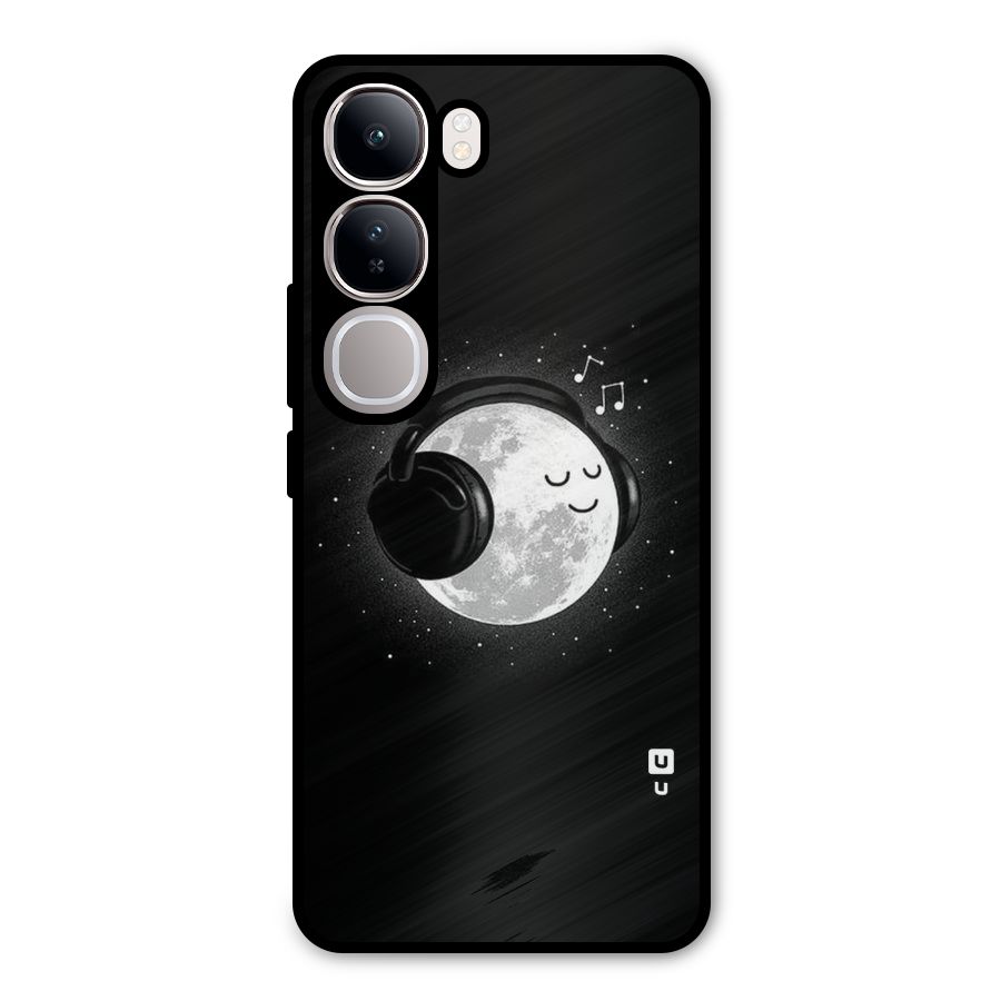 Music World Enjoying Metal Back Case for Vivo Y300