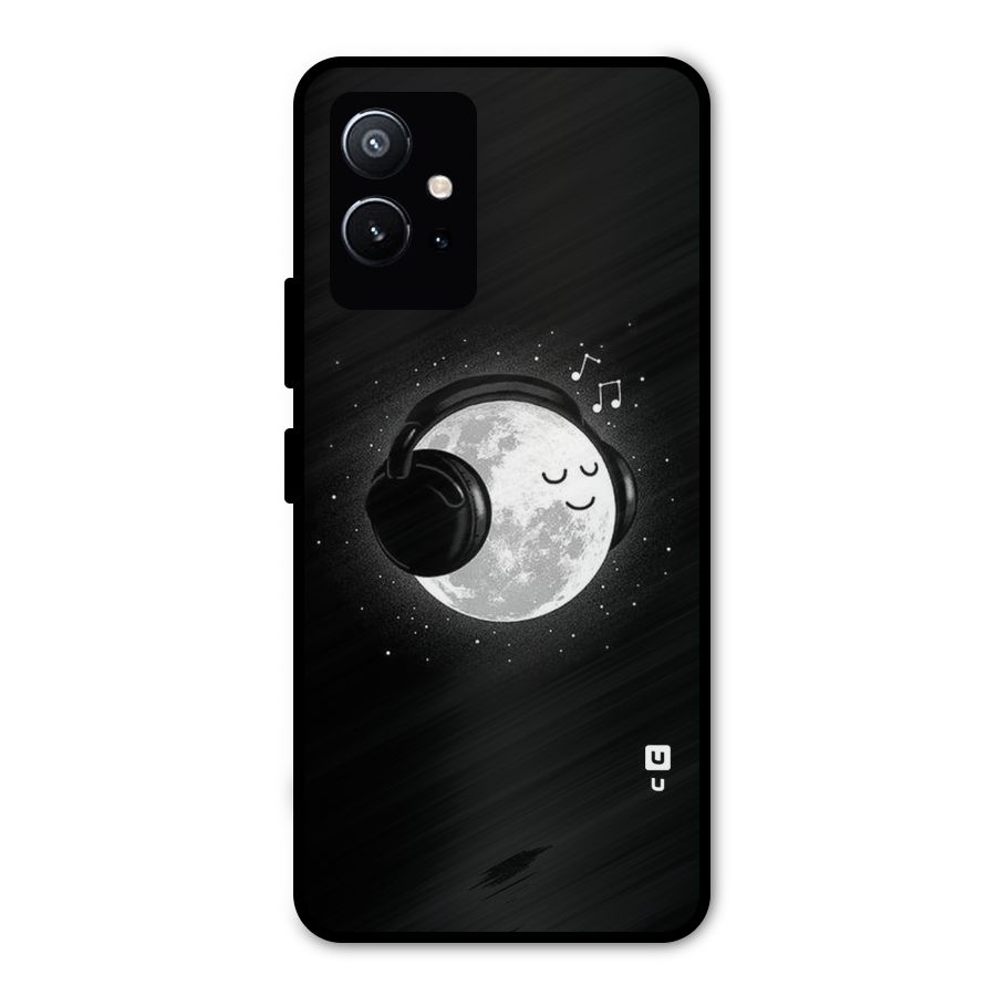Music World Enjoying Metal Back Case for Vivo Y75 5G