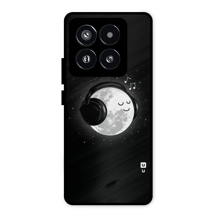 Music World Enjoying Metal Back Case for Xiaomi 14 Pro