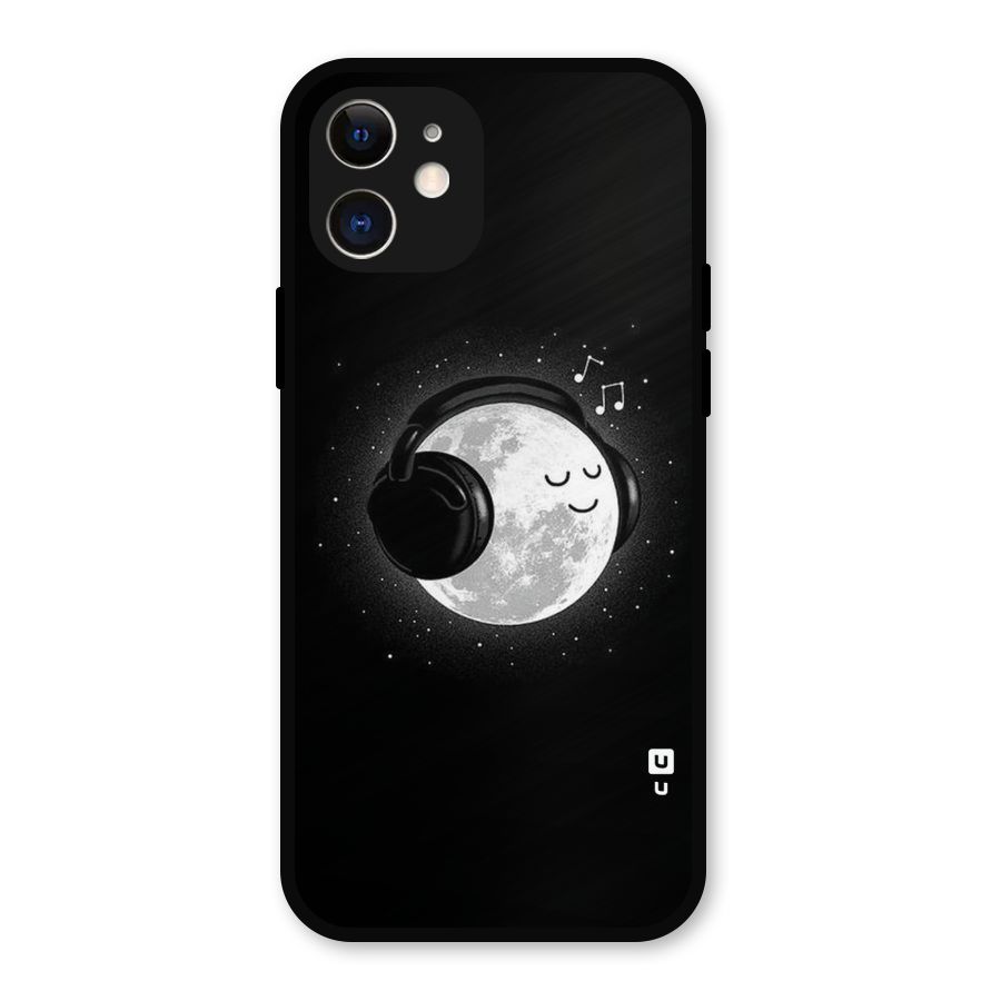 Music World Enjoying Metal Back Case for iPhone 12