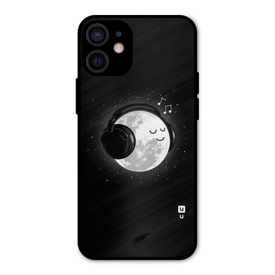 Music World Enjoying Metal Back Case for iPhone 12 Mini