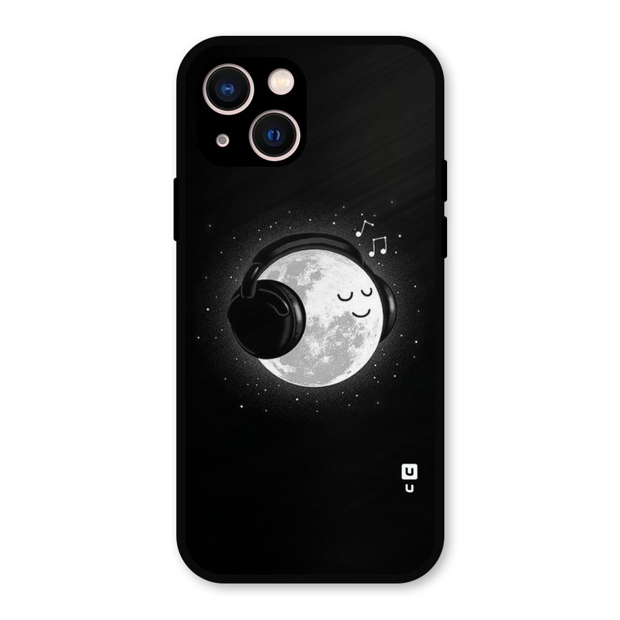 Music World Enjoying Metal Back Case for iPhone 13