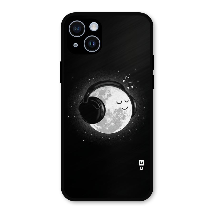 Music World Enjoying Metal Back Case for iPhone 14