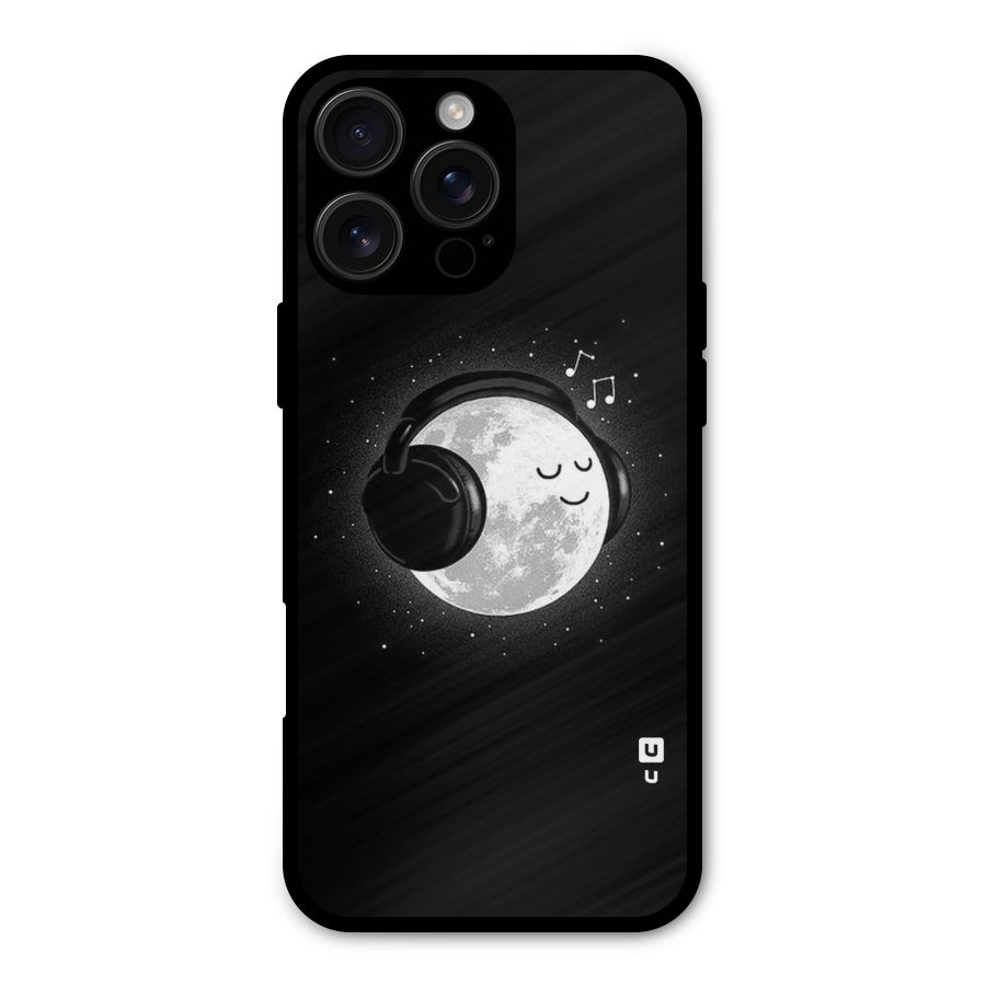 Music World Enjoying Metal Back Case for iPhone 16 Pro Max