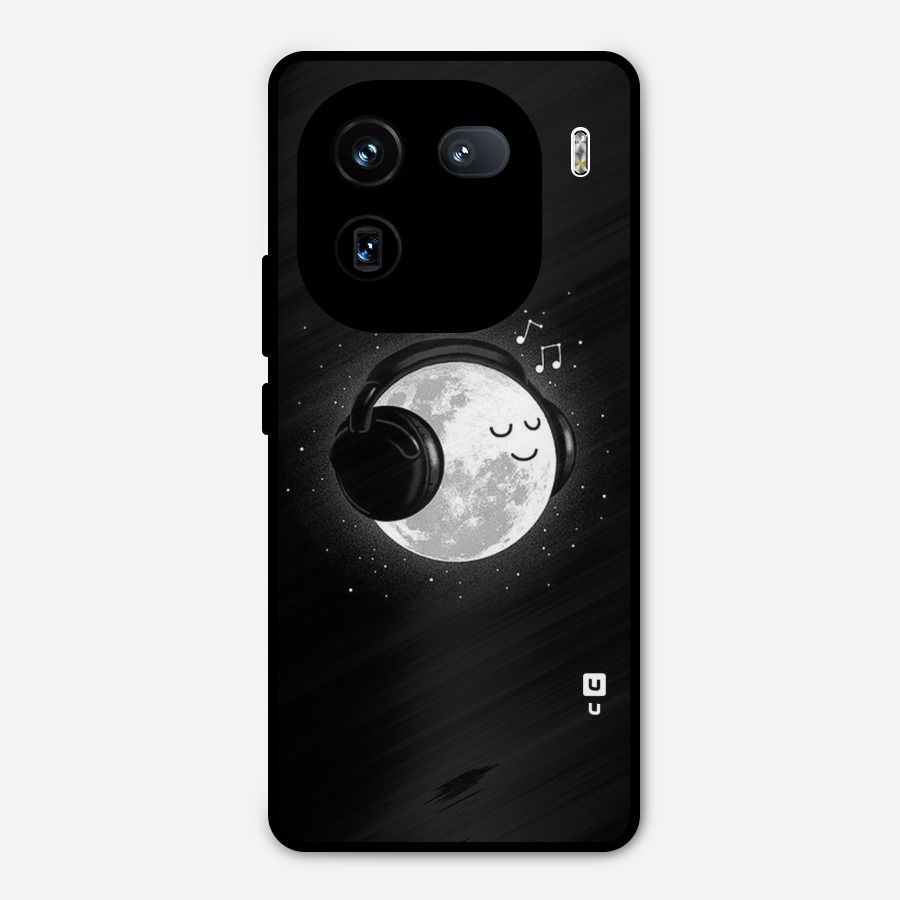 Music World Enjoying Metal Back Case for iQOO 12