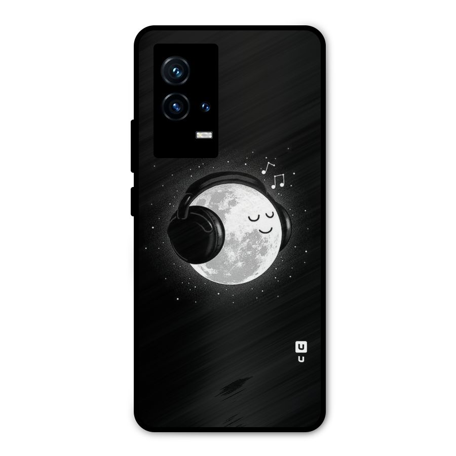 Music World Enjoying Metal Back Case for iQOO 9 5G