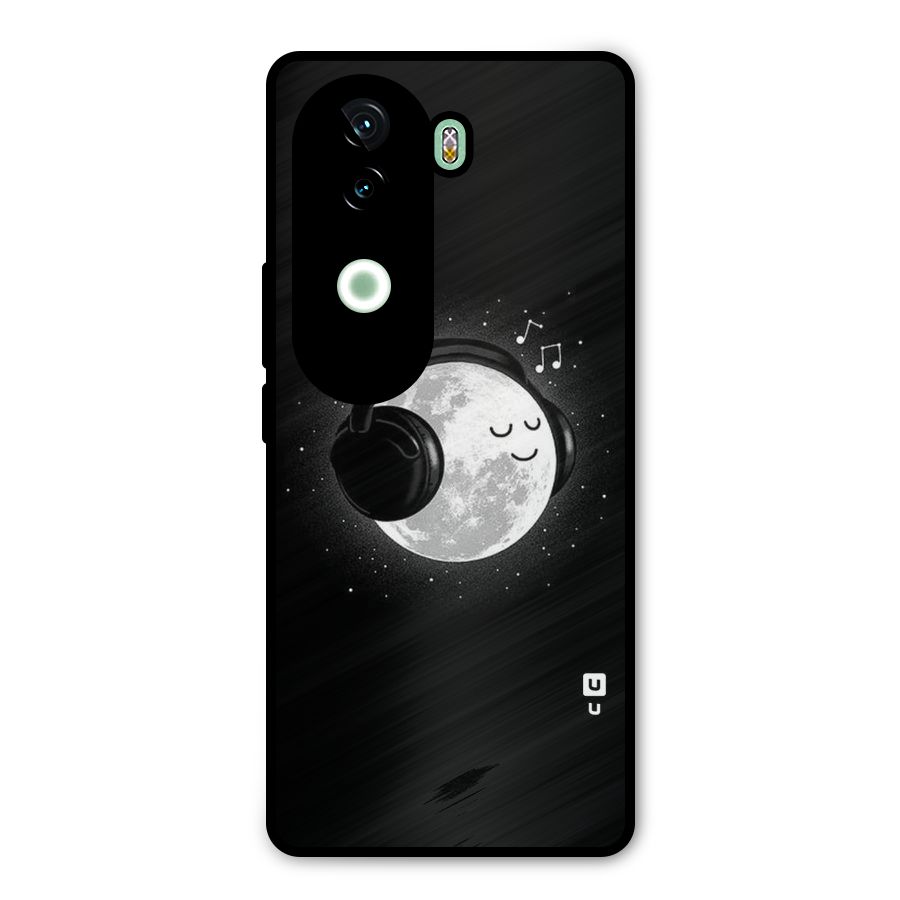 Music World Enjoying Metal Back Case for iQOO Z9s