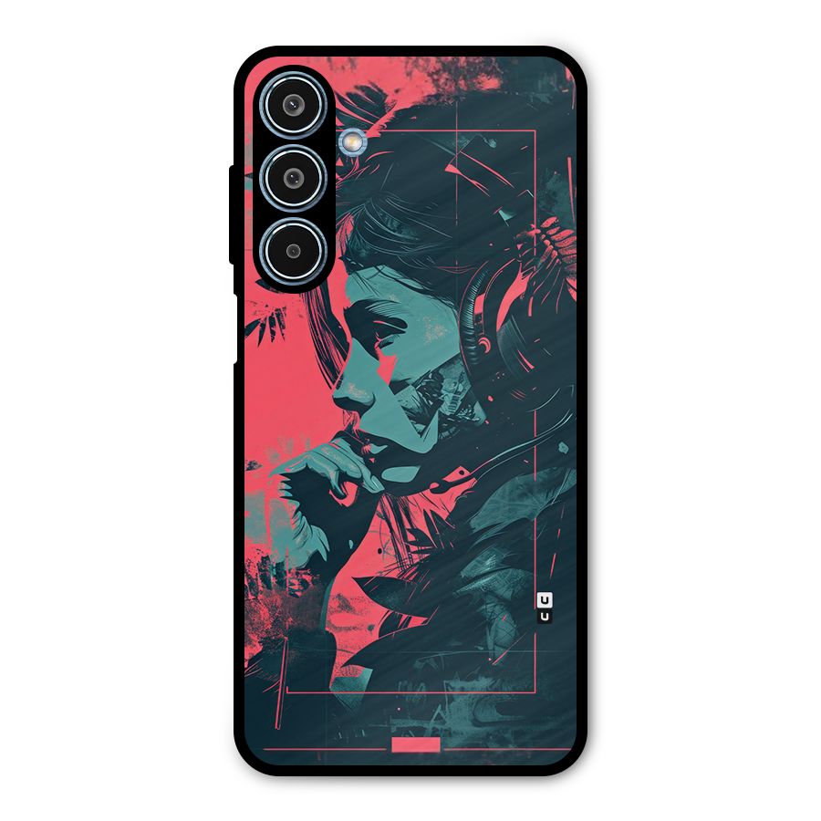 Musical Illustration Metal Back Case for Galaxy M35