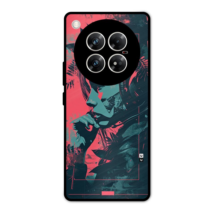 Musical Illustration Metal Back Case for Infinix Zero 40 5G