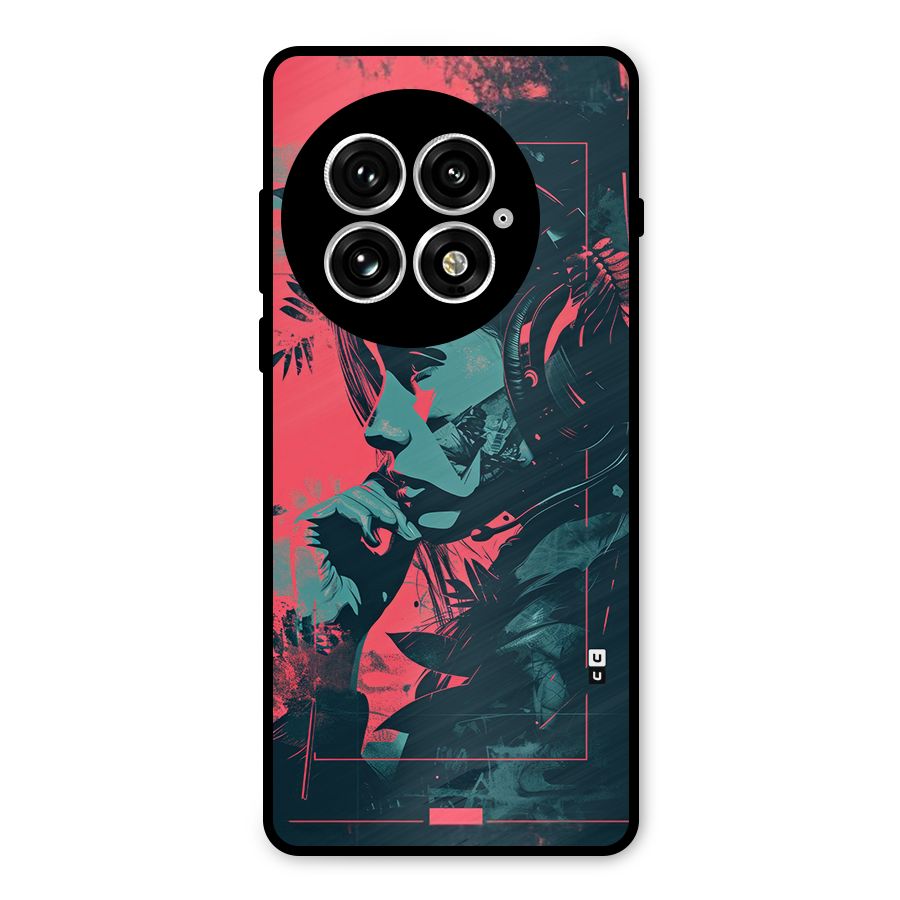 Musical Illustration Metal Back Case for OnePlus 13