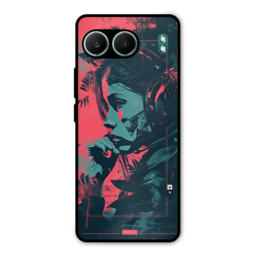 Musical Illustration Metal Back Case for OnePlus Nord 4