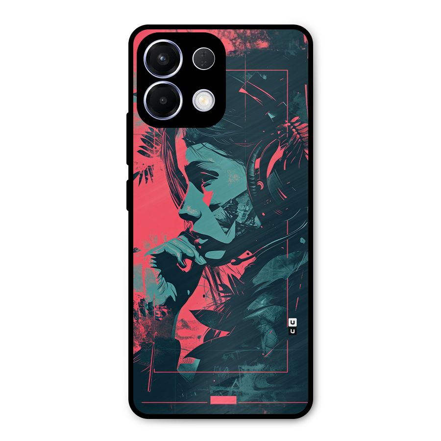 Musical Illustration Metal Back Case for Oppo K13