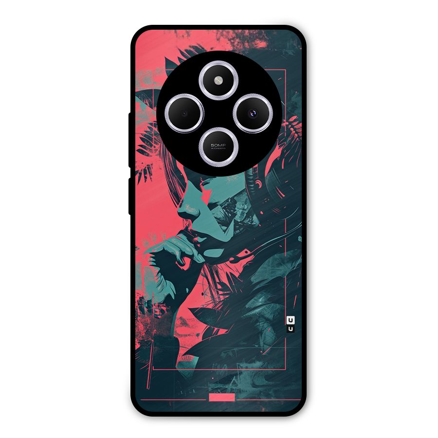 Musical Illustration Metal Back Case for Poco C75 5G