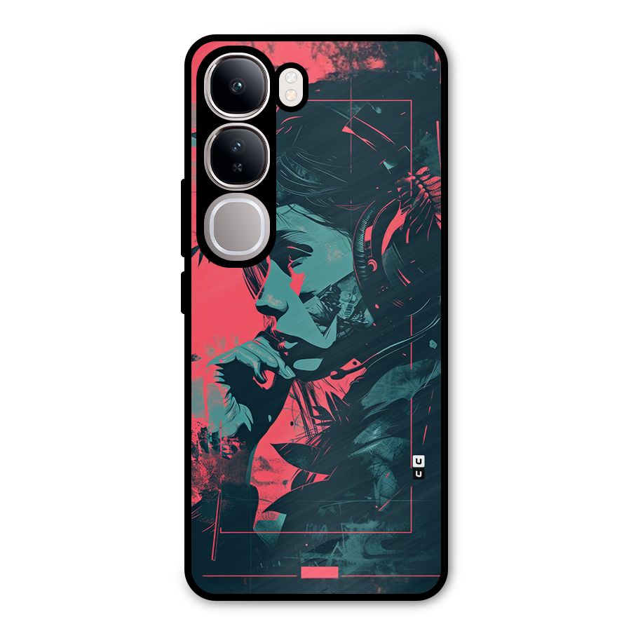 Musical Illustration Metal Back Case for Vivo Y300