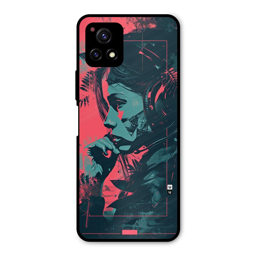 Musical Illustration Metal Back Case for Vivo Y72 5G