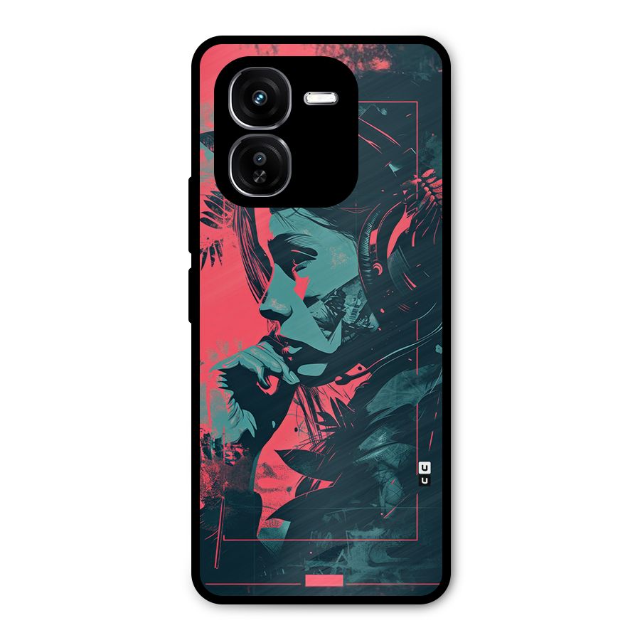 Musical Illustration Metal Back Case for iQOO Z9x