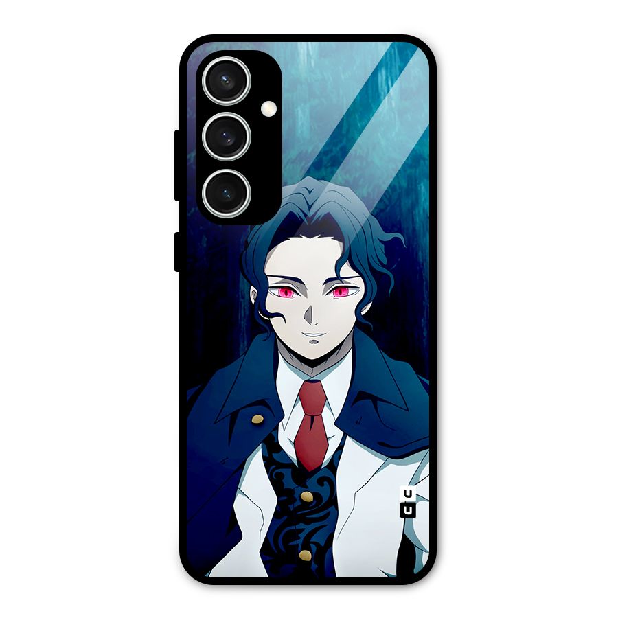 Muzan Kibutsuji Glass Back Case for Galaxy S23 FE