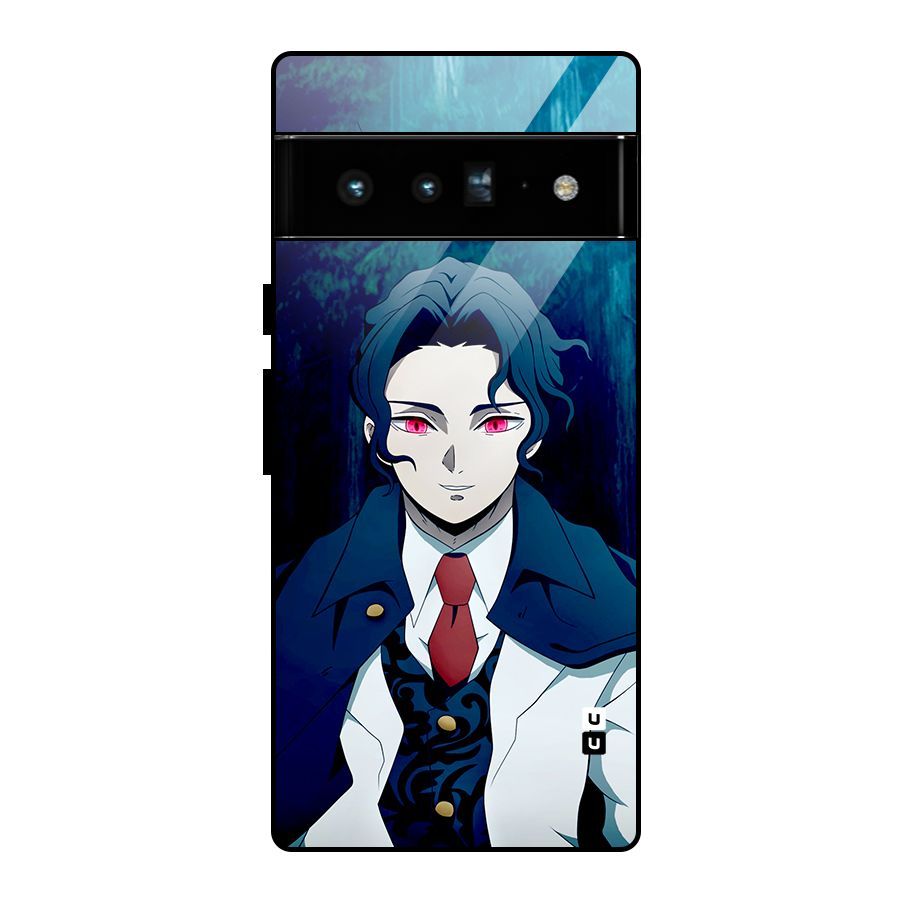 Muzan Kibutsuji Glass Back Case for Google Pixel 6 Pro