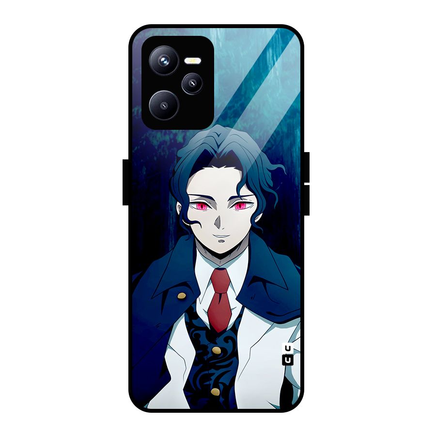 Muzan Kibutsuji Glass Back Case for Realme C35