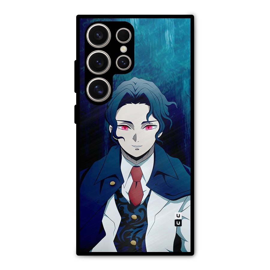 Muzan Kibutsuji Metal Back Case for Galaxy S24 Ultra