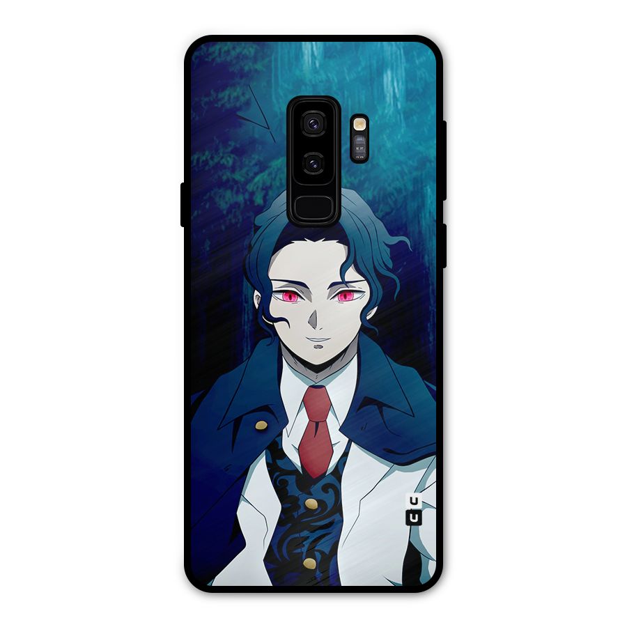 Muzan Kibutsuji Metal Back Case for Galaxy S9 Plus