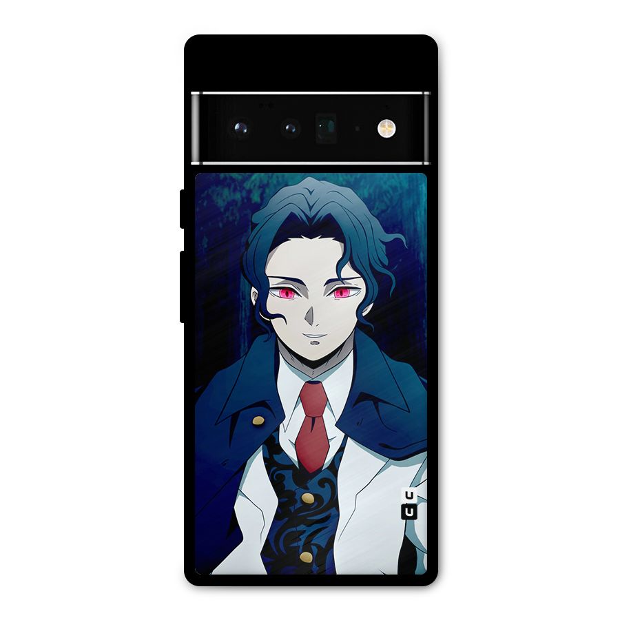 Muzan Kibutsuji Metal Back Case for Google Pixel 6 Pro