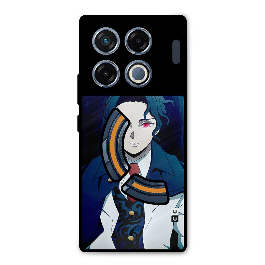 Muzan Kibutsuji Metal Back Case for Infinix GT 20 Pro