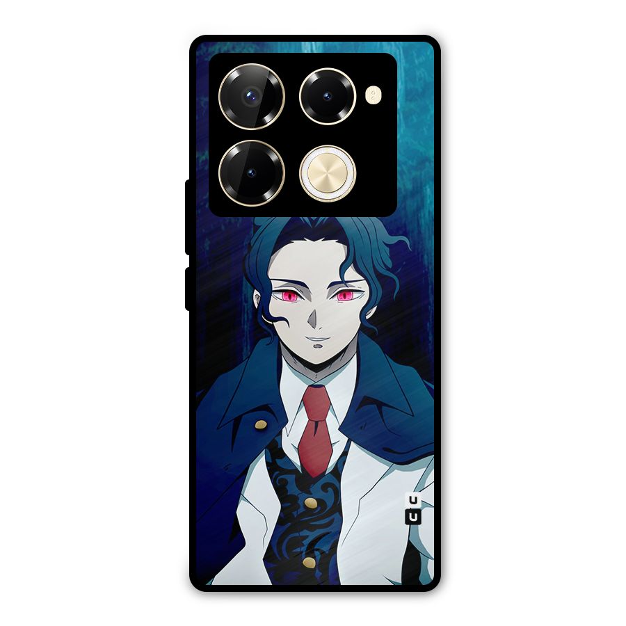 Muzan Kibutsuji Metal Back Case for Infinix Note 40 Pro Plus