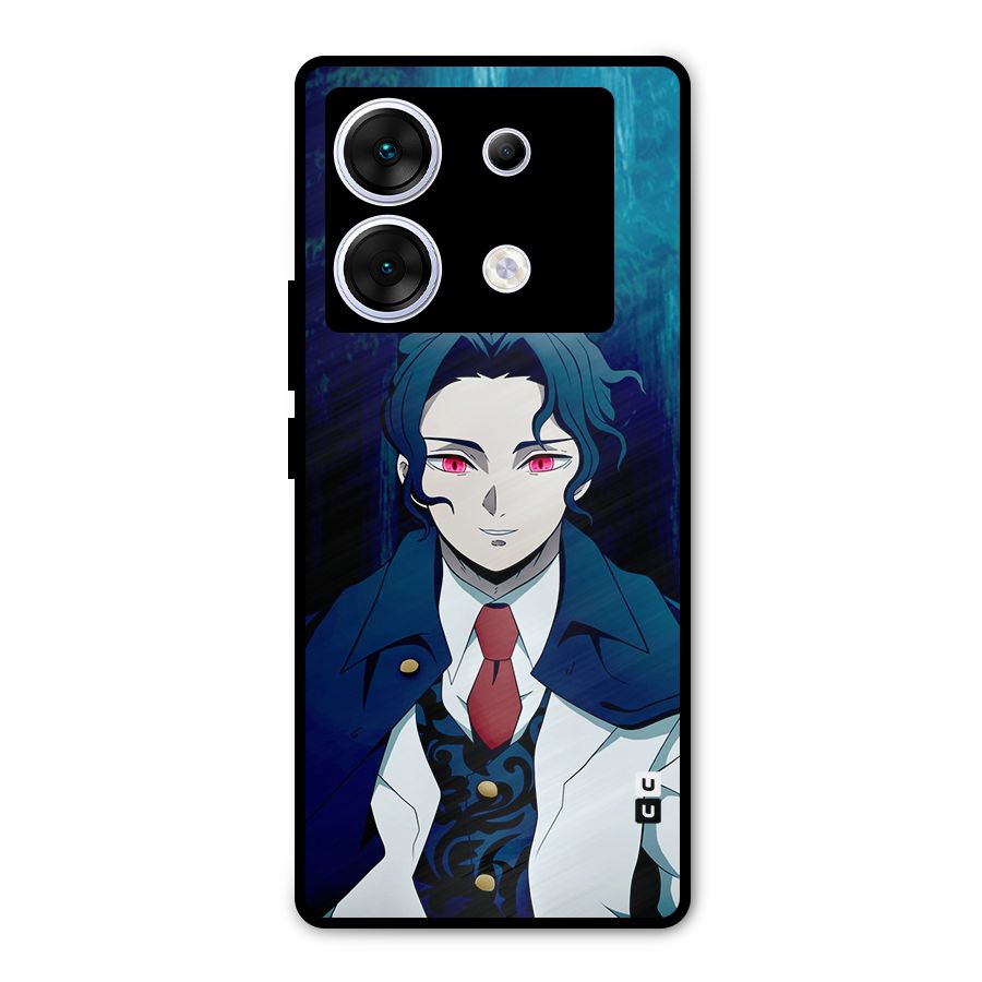 Muzan Kibutsuji Metal Back Case for Infinix Zero 30 5G