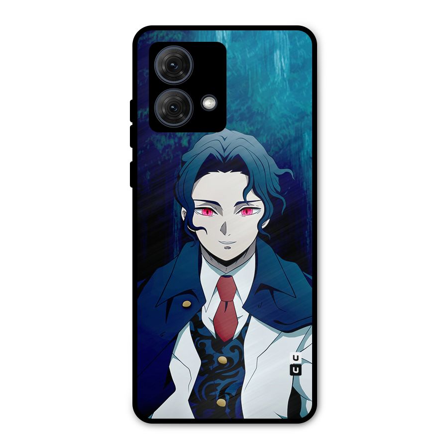 Muzan Kibutsuji Metal Back Case for Moto G84