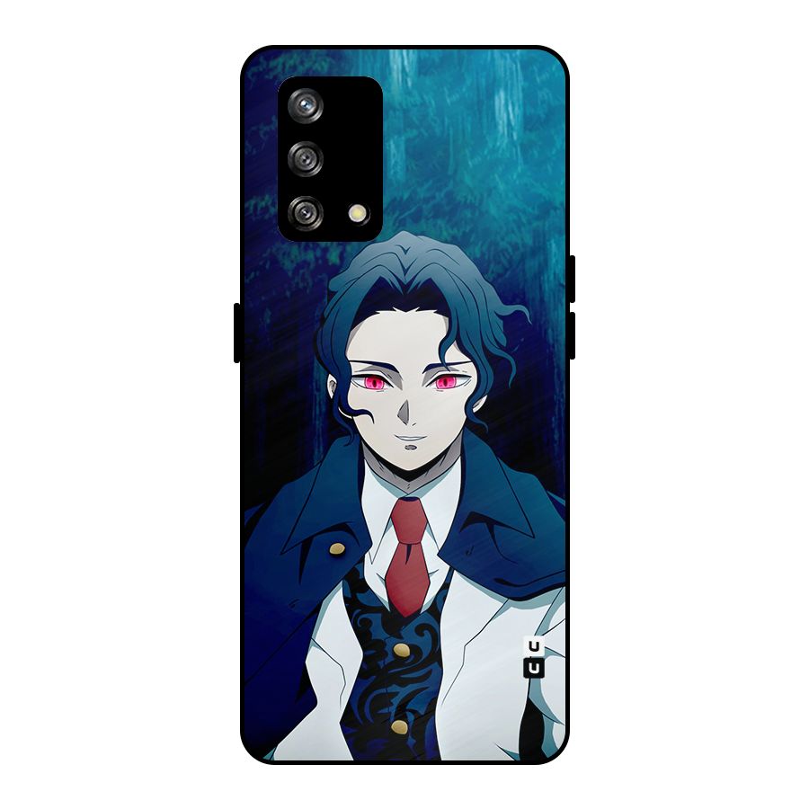 Muzan Kibutsuji Metal Back Case for Oppo F19