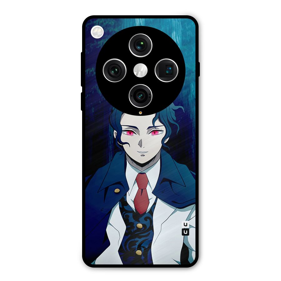 Muzan Kibutsuji Metal Back Case for Oppo Find X8 Pro
