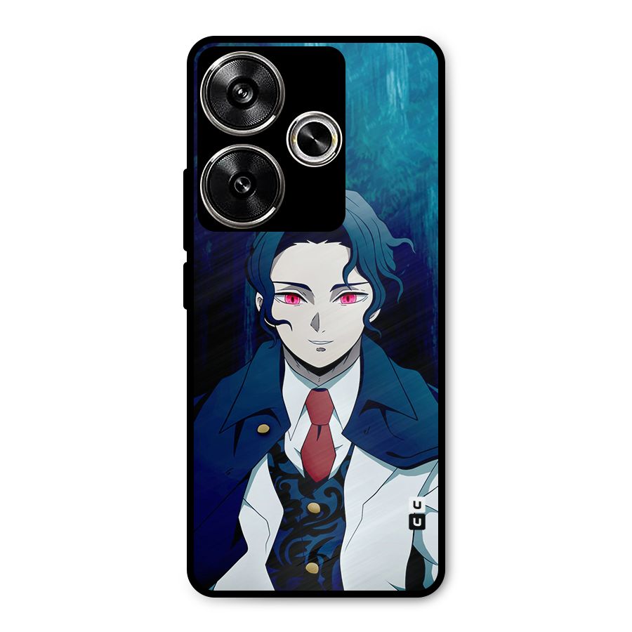 Muzan Kibutsuji Metal Back Case for Poco F6