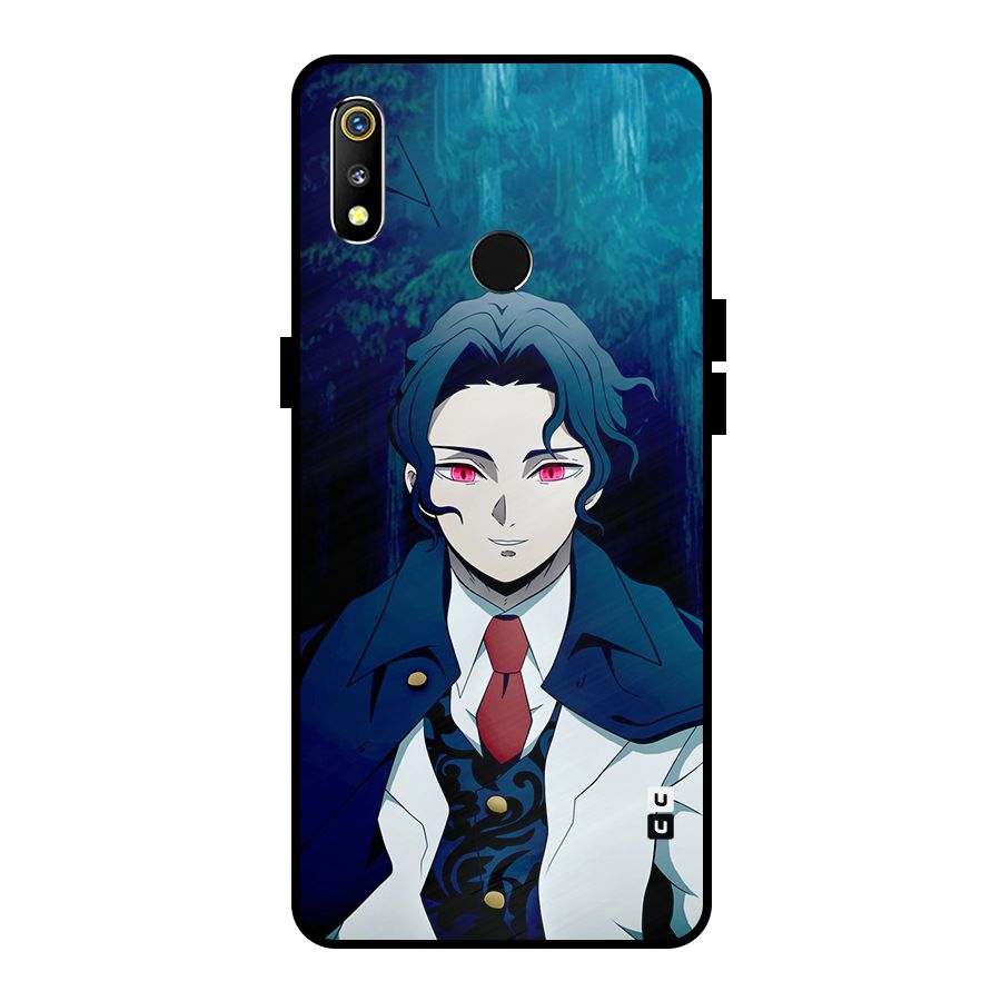 Muzan Kibutsuji Metal Back Case for Realme 3i