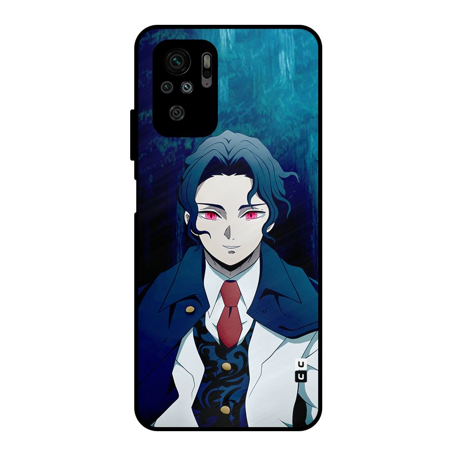 Muzan Kibutsuji Metal Back Case for Redmi Note 10S