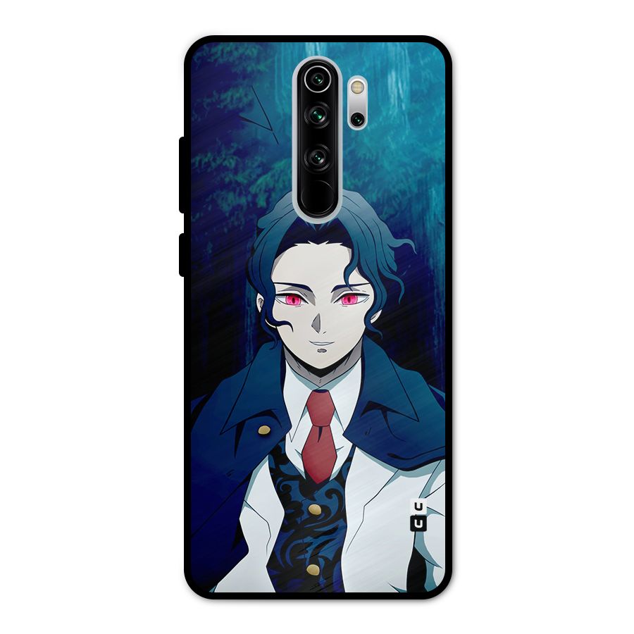 Muzan Kibutsuji Metal Back Case for Redmi Note 8 Pro