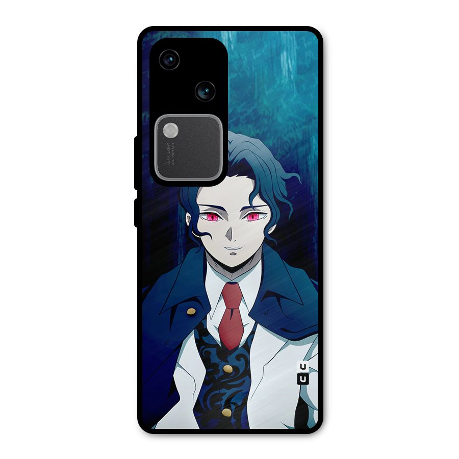 Muzan Kibutsuji Metal Back Case for Vivo V30