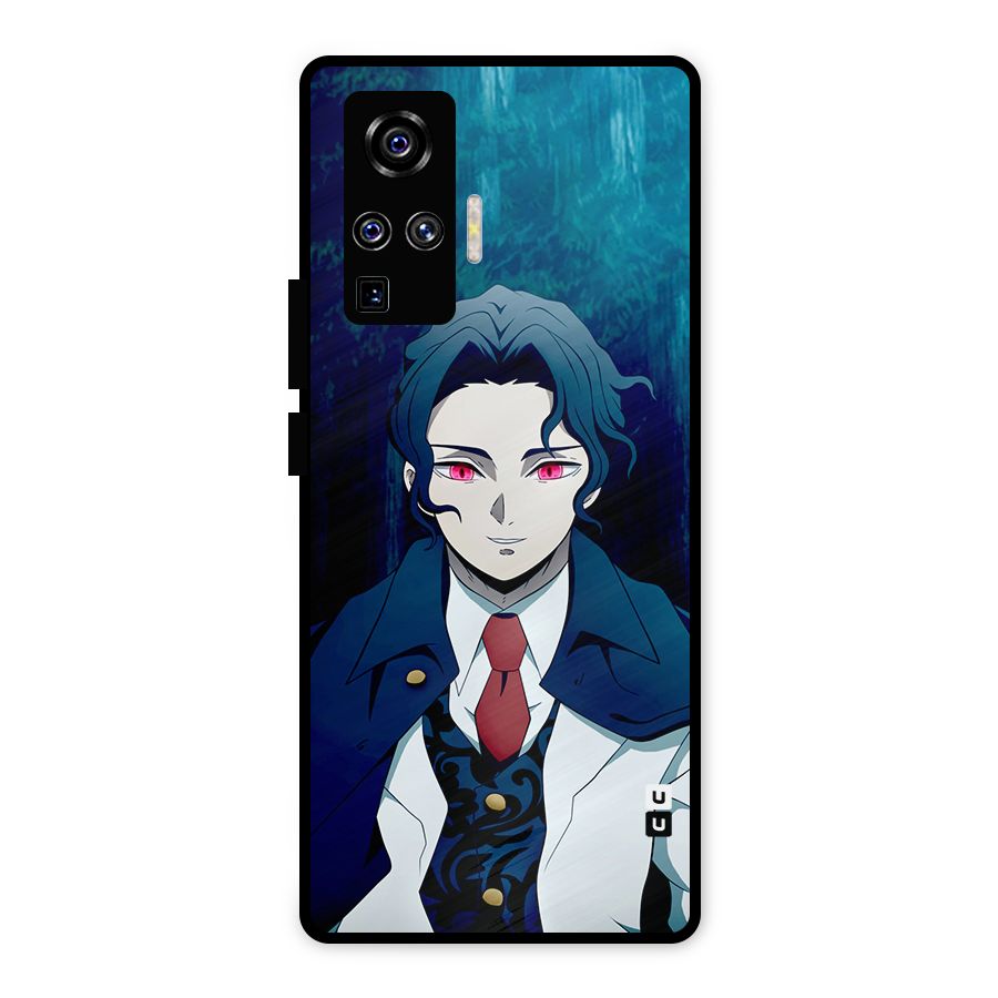 Muzan Kibutsuji Metal Back Case for Vivo X50 Pro