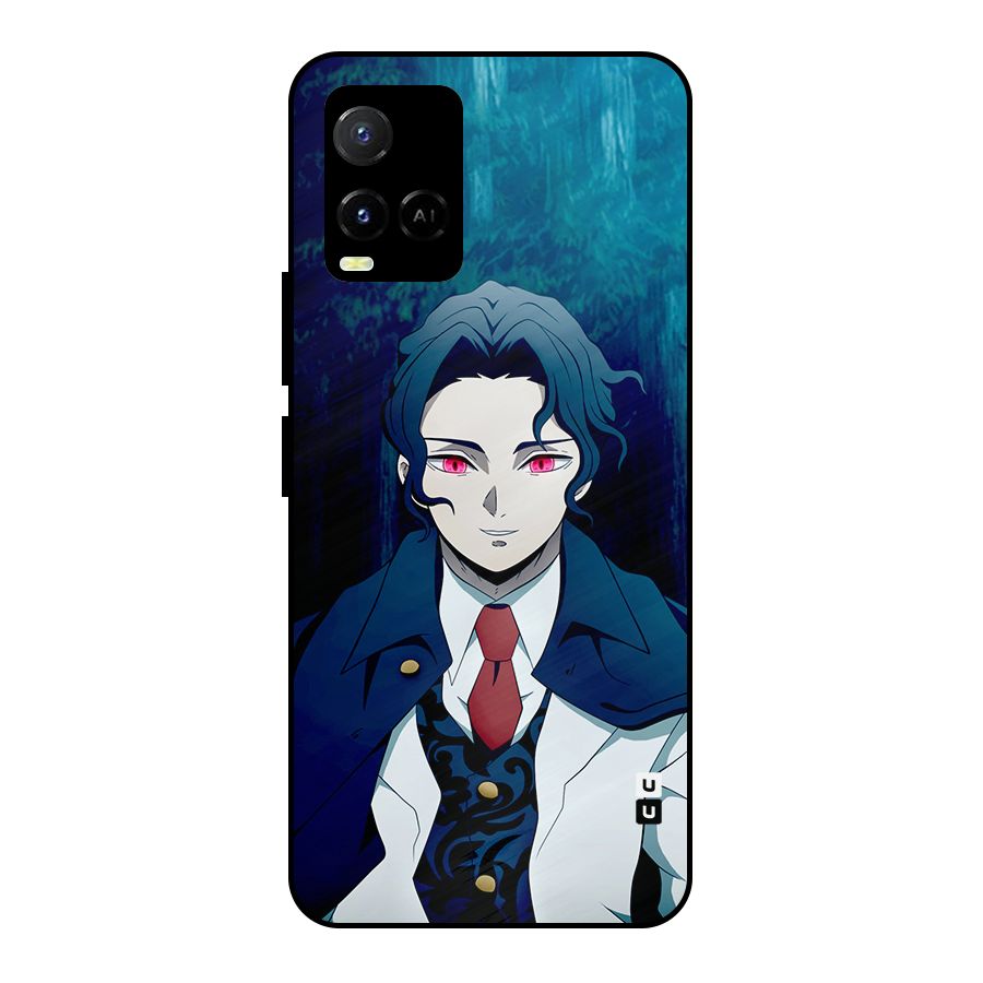 Muzan Kibutsuji Metal Back Case for Vivo Y21G
