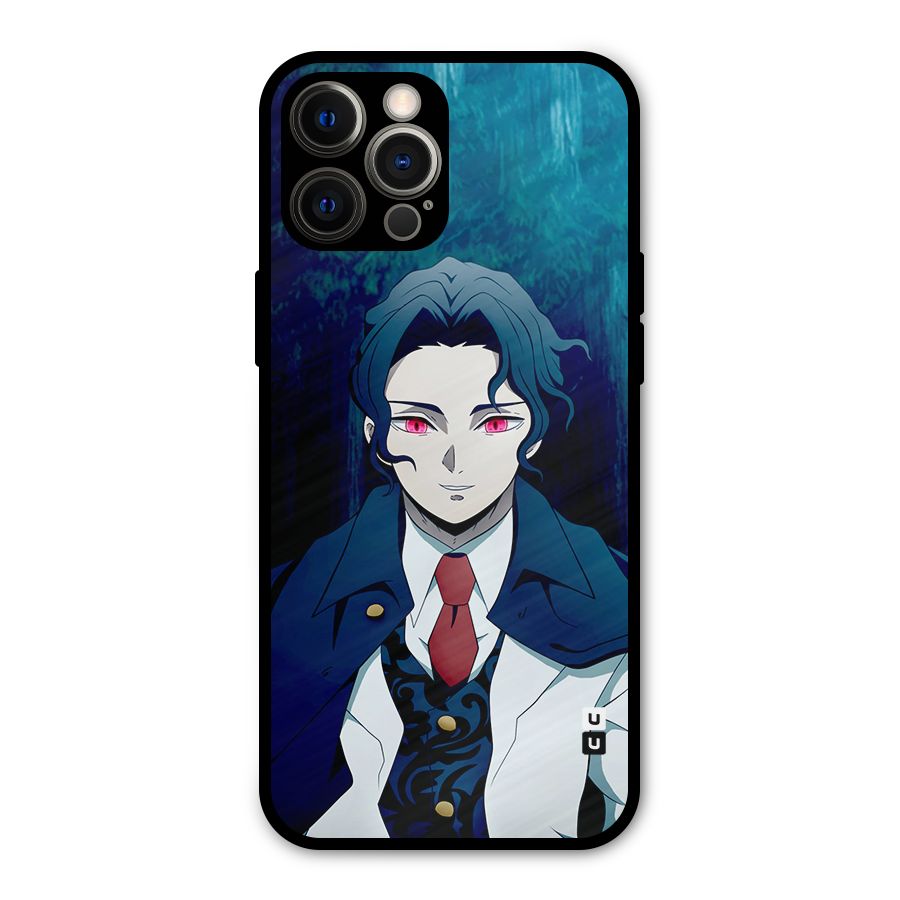 Muzan Kibutsuji Metal Back Case for iPhone 12 Pro Max