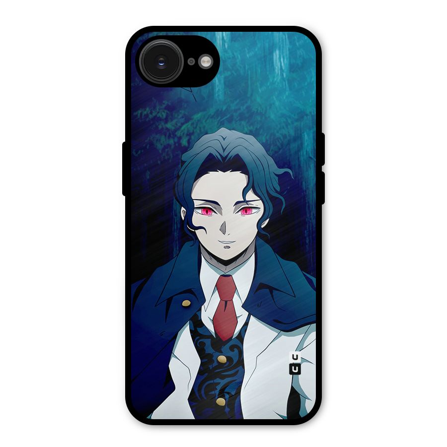 Muzan Kibutsuji Metal Back Case for iPhone 16e