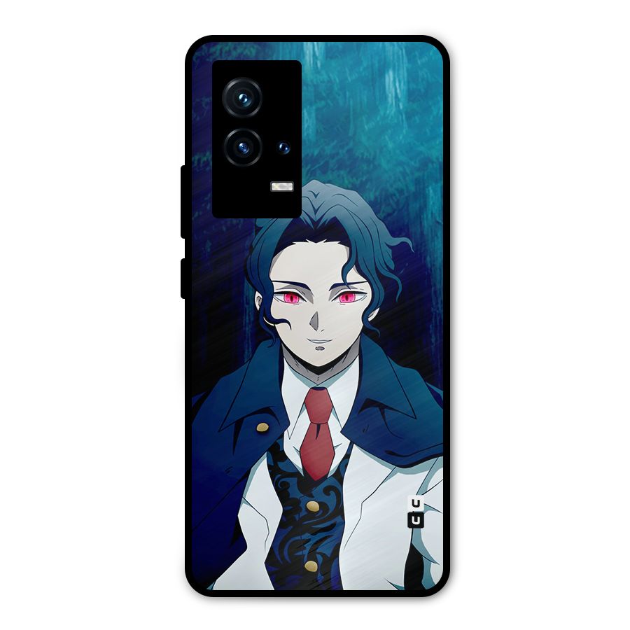 Muzan Kibutsuji Metal Back Case for iQOO 9 5G