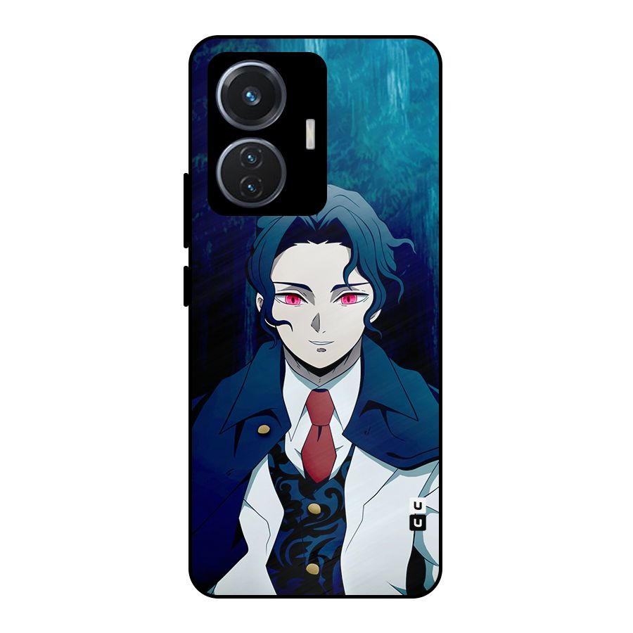 Muzan Kibutsuji Metal Back Case for iQOO Z6 44W