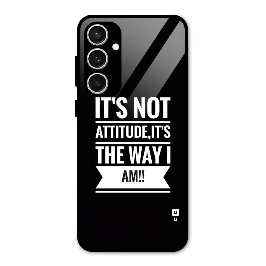 My Attitude Glass Back Case for Galaxy S23 FE