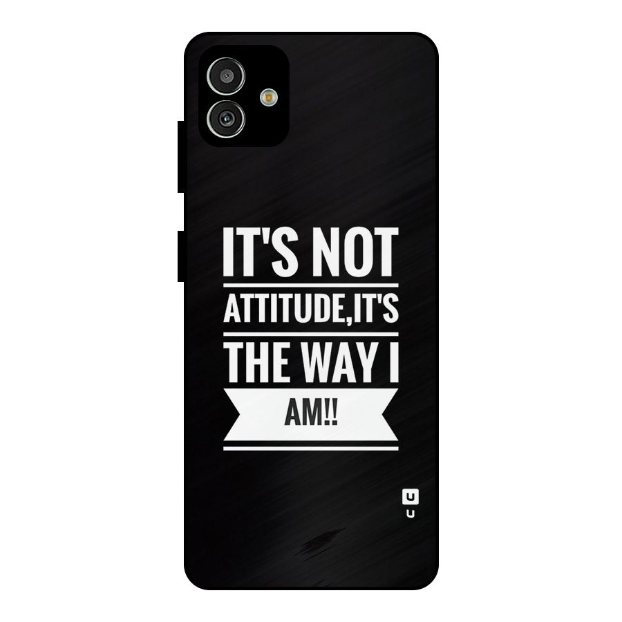 My Attitude Metal Back Case for Galaxy M13 5G