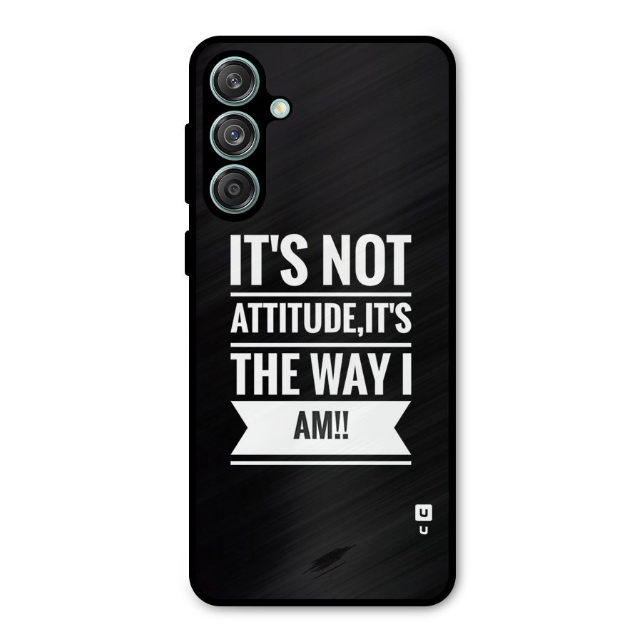 My Attitude Metal Back Case for Galaxy M55 5G