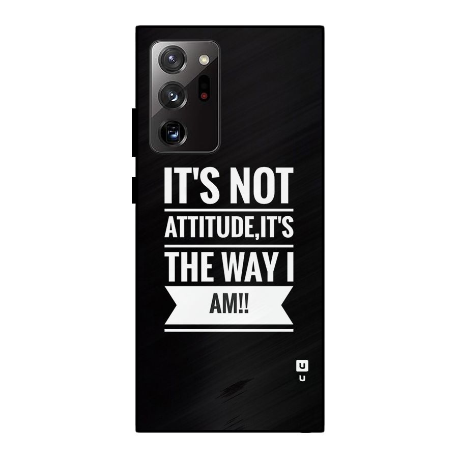 My Attitude Metal Back Case for Galaxy Note 20 Ultra