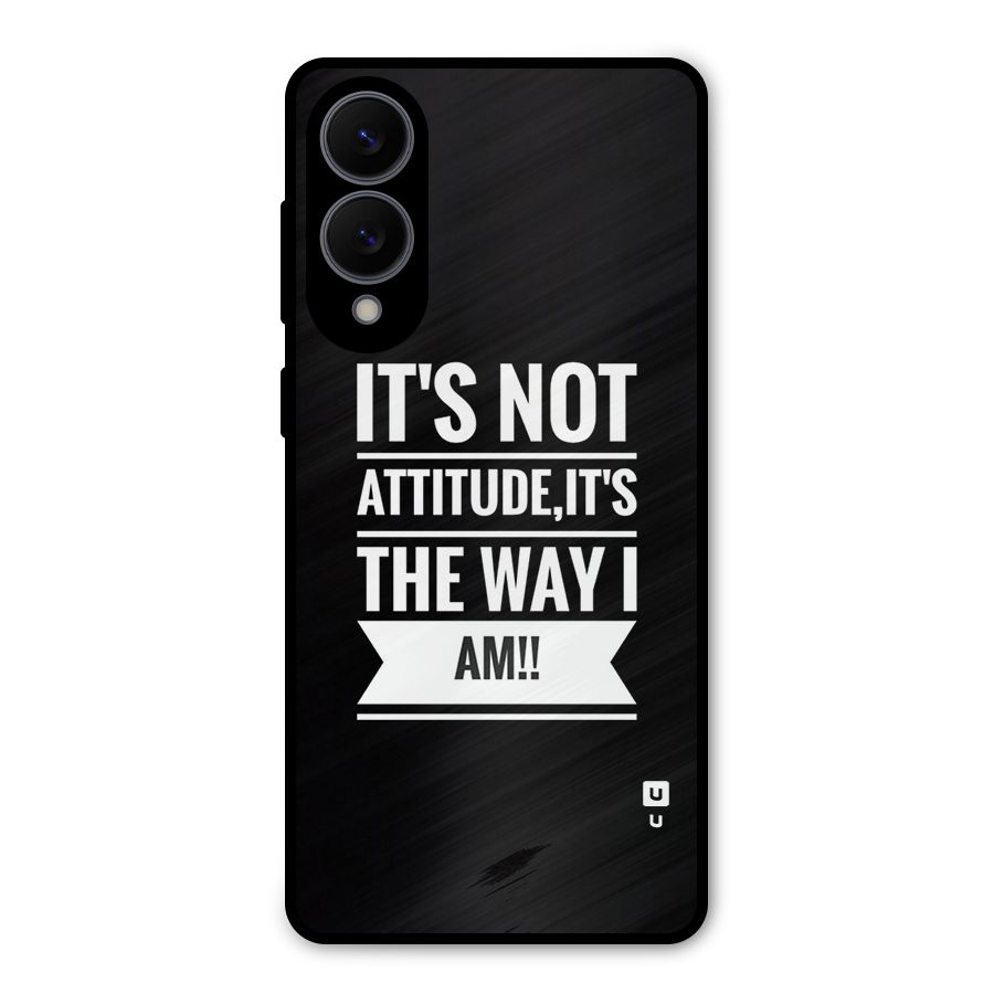My Attitude Metal Back Case for Galaxy S25 Edge